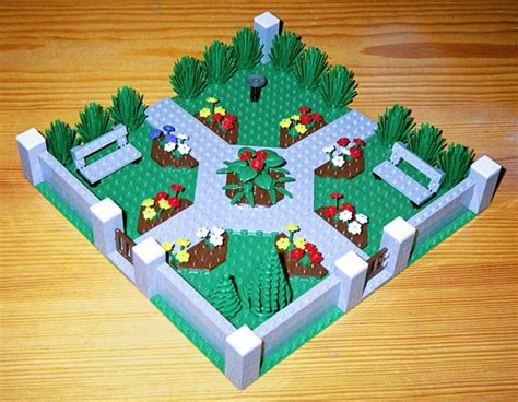 City Park / Garden downloadable LEGO building instructions | Lions Gate Models