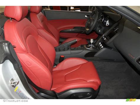 Red Interior 2012 Audi R8 Spyder 5.2 FSI quattro Photo #71954863 | GTCarLot.com