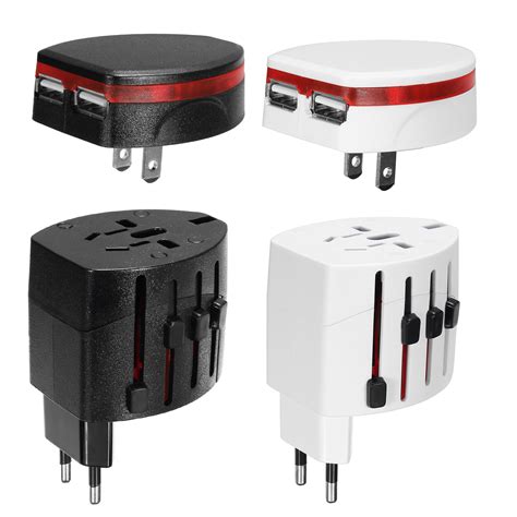 Universal Worldwide Travel Adapter Plug Double USB/AC Power Adaptor Charger – Alexnld.com