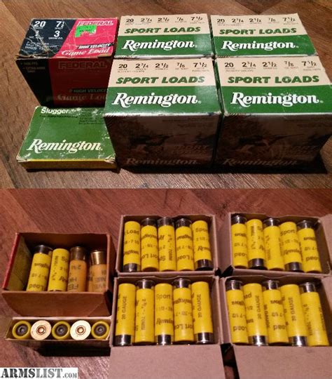 ARMSLIST - For Sale: 20 Ga Shotgun Shells