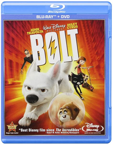 Amazon.com: Bolt [Blu-ray] : John Travolta, Miley Cyrus, Susie Essman ...