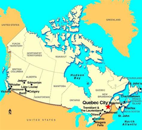 Quebec City on map - Map of Quebec City on (Quebec - Canada)