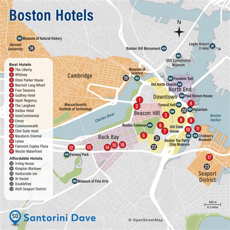 BOSTON HOTEL MAP - Best Areas & Places to Stay