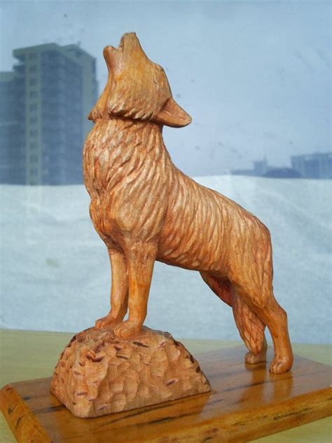 Wolf woodcarving by animal-love on DeviantArt | Soapstone carving, Wood carving art, Wooden ...