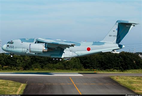 Kawasaki "C-2" medium range transport aircraft. Japan Air Self-Defence ...