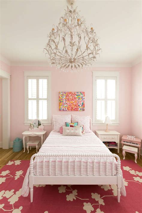 8+ Amazing Paint Color Bedroom Chandelier Photos | Pink girls room paint, Girls room paint, Pink ...