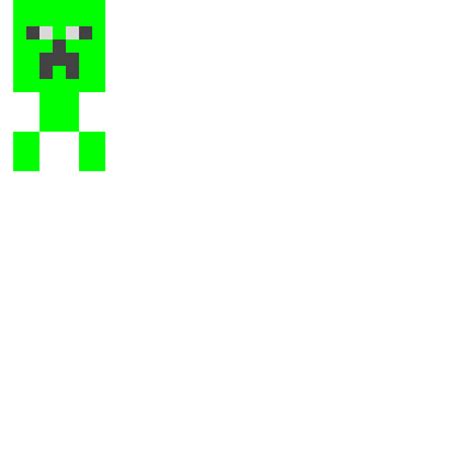 Hehe creeper pixel art