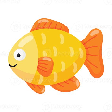 Yellow Fish Icon. 18974780 PNG