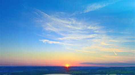 wallpaper for desktop, laptop | ni16-sunset-peace-land-sky-blue-nature ...