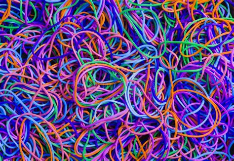 Colorful rubber bands stock image. Image of people, craft - 159386185