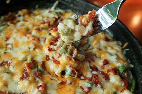 Hatch Green Chile, Bacon & Hominy Casserole recipe