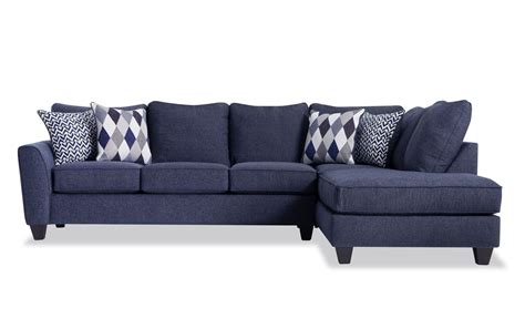 Denim Sectional Sofa With Chaise Raf | Lulu & Georgia Blog