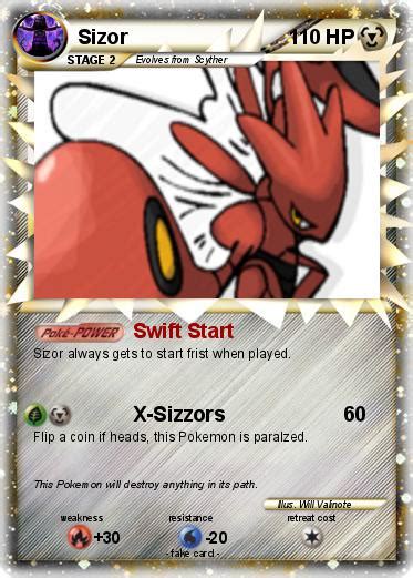 Pokémon Sizor 4 4 - Swift Start - My Pokemon Card