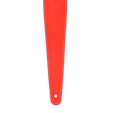 Fender 2" Essentials Leather Strap Red – Chicago Music Exchange