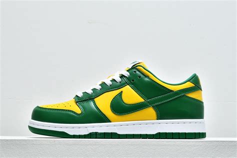 Nike Dunk Low SP “Brazil” Yellow Green CU1727-700 - FavSole.com