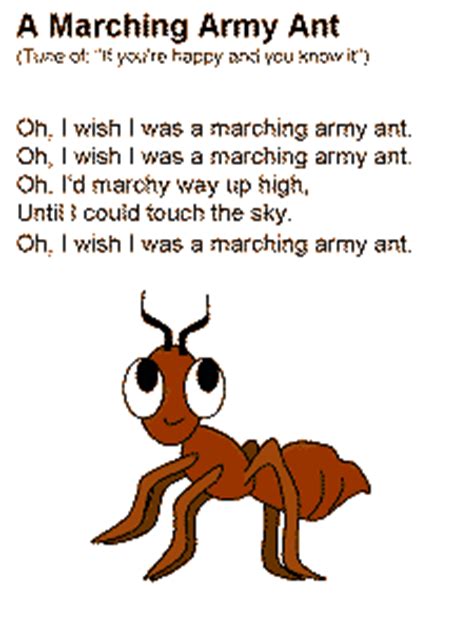 A Marching Army Ant Song