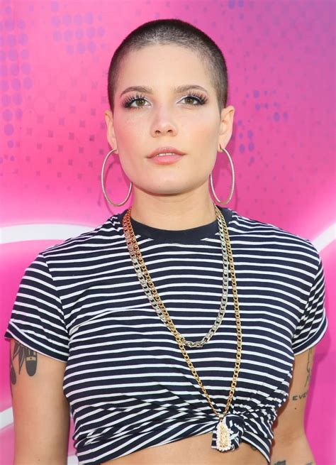 Halsey's Buzz Cut | Celebrities With Buzz Cuts: See Photos | POPSUGAR Beauty Photo 11