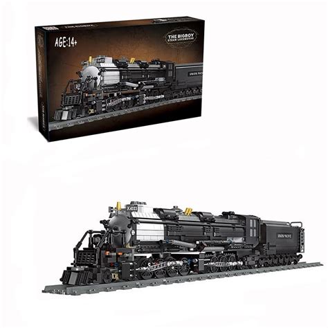 Buy DAXX BIGBOY Steam Train Building Kit and Engineering Toy,BIGBOY Locomotive with Track ...