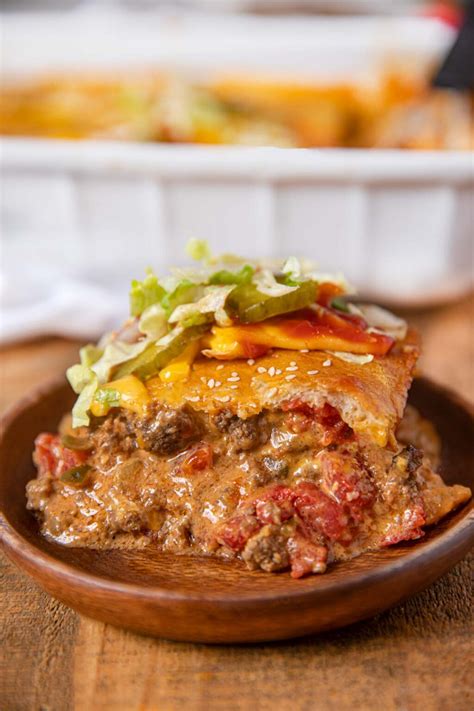 Cheeseburger Casserole - Dinner, then Dessert