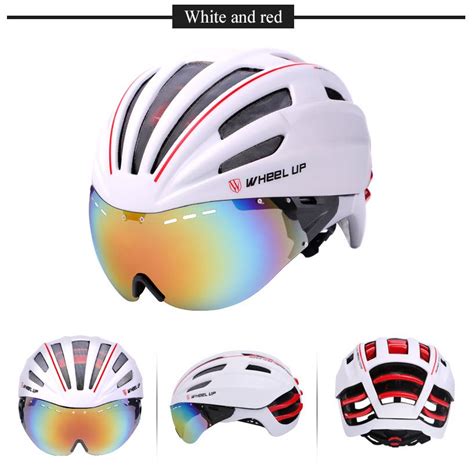 Aerodynamic ultralight Bicycle Helmet with Safety Visor | Electric Transport Direct ® Global #1