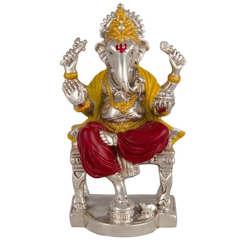 Silver Ganesh Idol | Nikita Jewellers Pvt. Ltd.