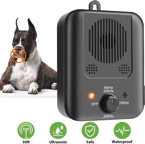 Bark Control Device Ultrasonic Anti Barking Dog Deterrent Indoor ...