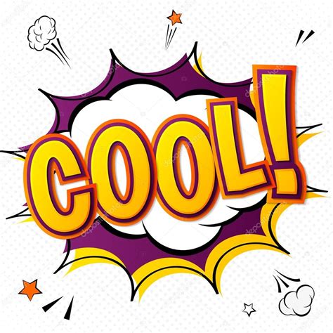 Cool. Vector comic book, speech bubble, explosion. Pop Art Style — Stock Vector © An.Brosko ...