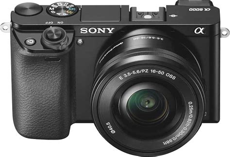 Best Buy: Sony Alpha a6000 Mirrorless Camera with 16-50mm Retractable ...