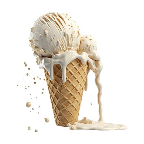 Food Ice Cream Melting, Ice Cream, Fluid, Stereoscopic PNG Transparent ...