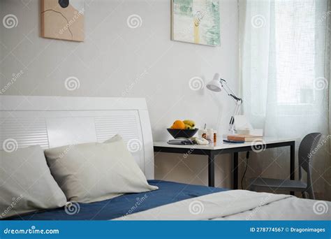 Nursing Home Bedroom stock image. Image of interior - 278774567