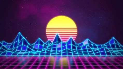 Synthwave - Neon 80's - Background – Rafaël De Jongh