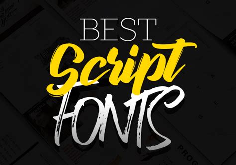 35 Best Script Fonts | Fonts | Graphic Design Junction