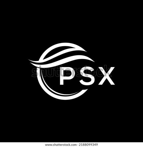 Psx Letter Logo Design On Black Stock Vector (Royalty Free) 2188099349 | Shutterstock