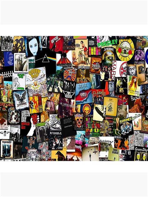 "Album Collage Music Rock " Poster for Sale by Dienshion01 | Redbubble