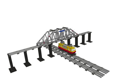 LEGO MOC Train bridge by olivierz | Rebrickable - Build with LEGO