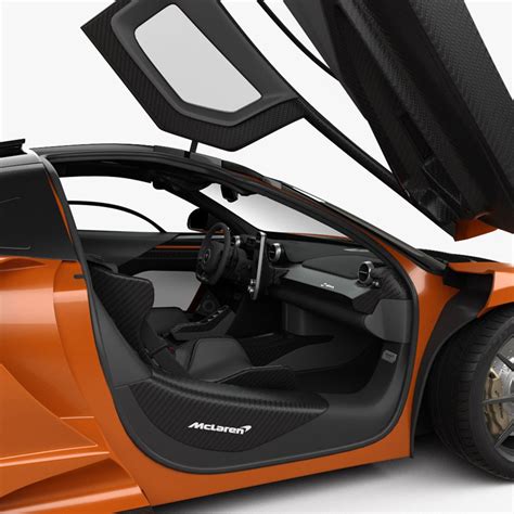 McLaren Senna with HQ interior 2019 3D model - TurboSquid 1995909