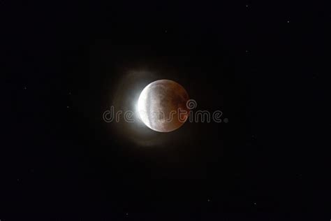 Red moon eclipse stock photo. Image of background, eclipse - 122577428