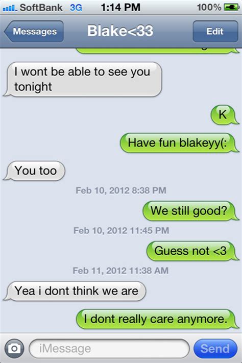 Team Jimmy Joe — 32 Funniest Break Up Texts, Comebacks & Ex...