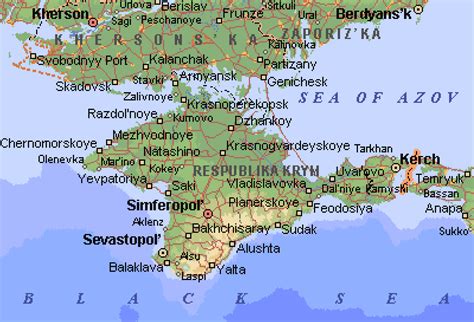 Crimea Map geopolitics South Russia