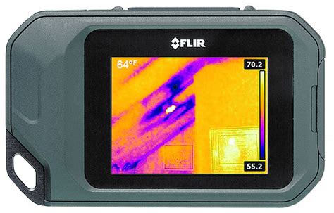 FLIR Infrared Camera, 80 x 60 Pixels, 14° to 302° - 32MX57|FLIR C2 ...