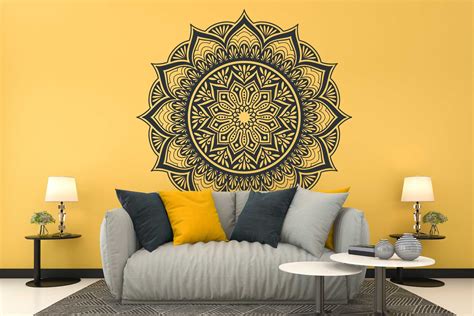 Mandala SVG Wall Art Design Instant Download - Etsy