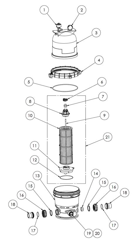 Pentair Easyclean™ D.E. Filter Parts