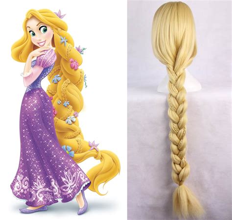 Rapunzel Disney Princess Tangled Story Book Week Women Long Blonde ...