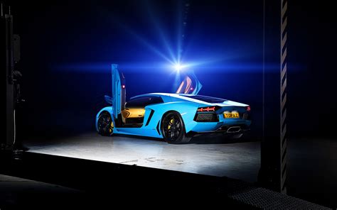 3840x2400 Blue Lamborghini Aventador 4k 4K ,HD 4k Wallpapers,Images ...