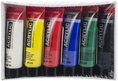 Amsterdam 20Ml Standard Acrylic Paint Set 6/Pkg- | Walmart Canada