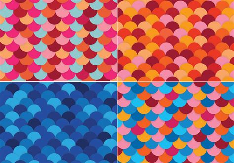 Colorful Fish Scale Backgrounds Vector 61572 Vector Art at Vecteezy