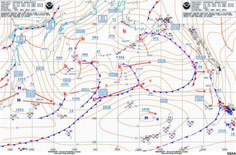 Occluded Front Weather Map