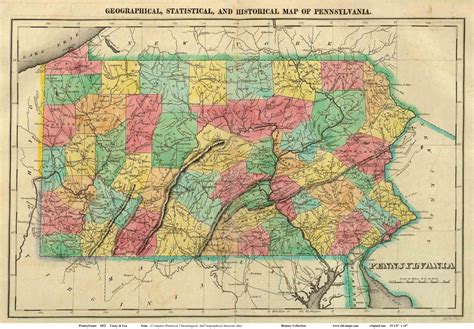 Old Maps of Pennsylvania