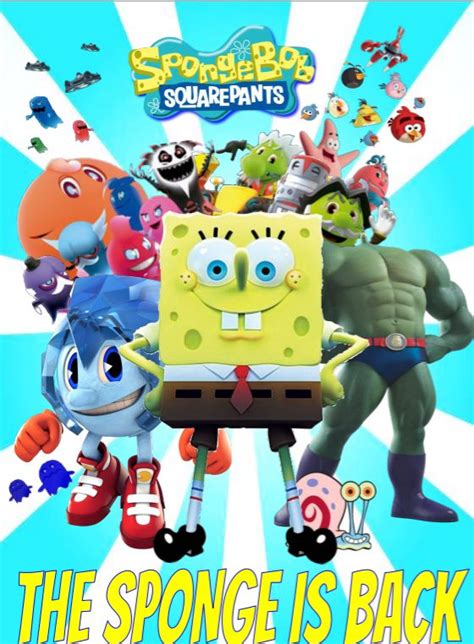 this is my spongebob crossover poster | Spongebob, Squarepants, Poster