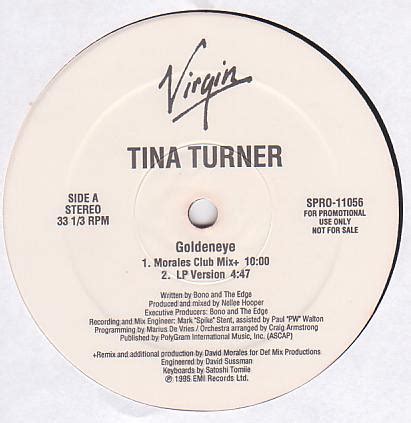 Tina Turner - Goldeneye (Vinyl, 12", Promo, 33 ⅓ RPM) | Discogs